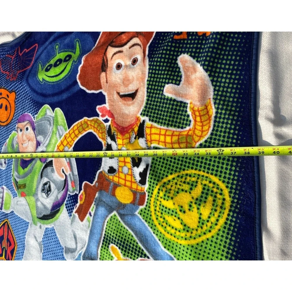 Vintage Toy Story Woody & Buzz Lightyear Throw Fleece Blanket 39